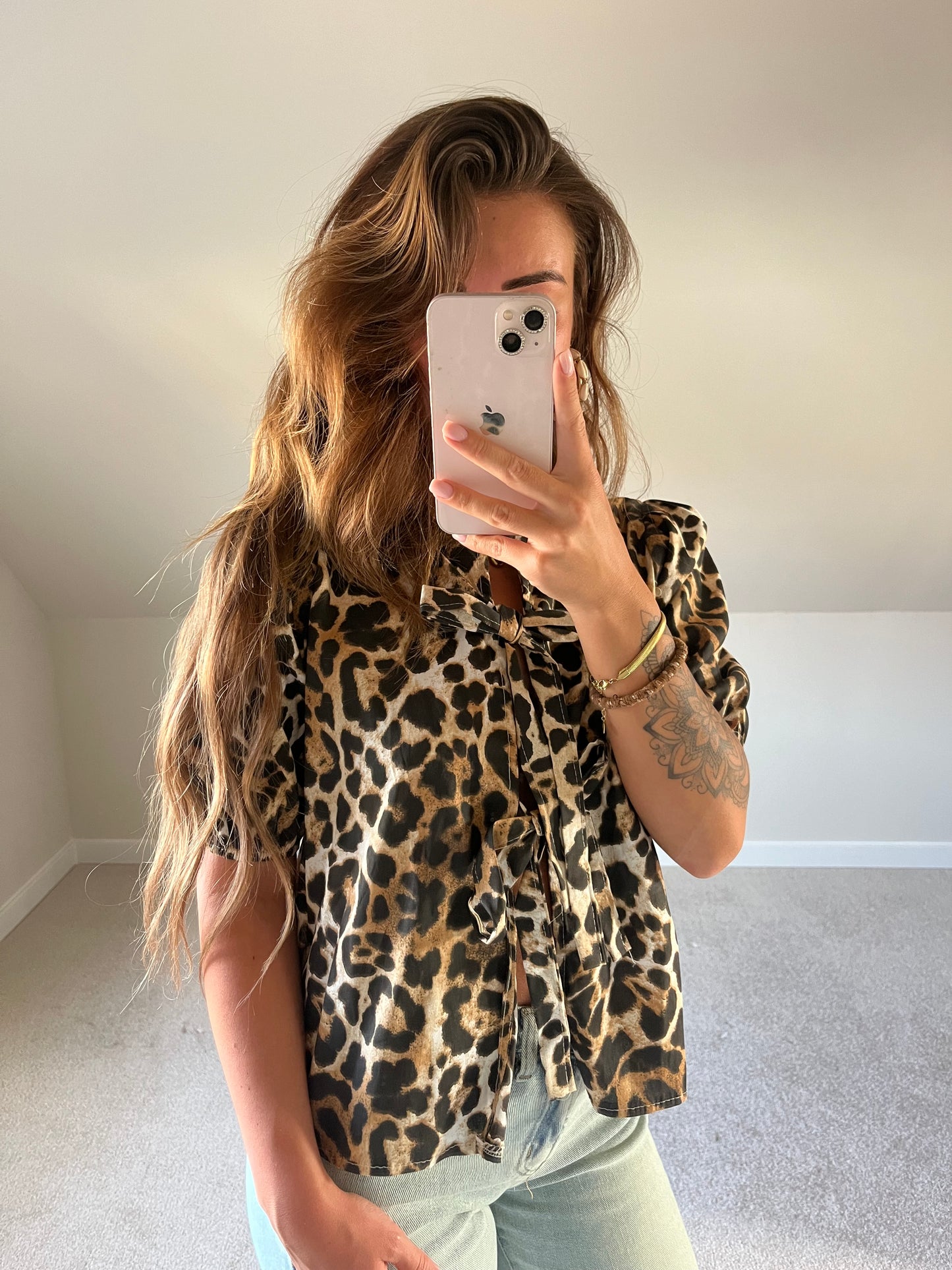 Nikki blouse panter