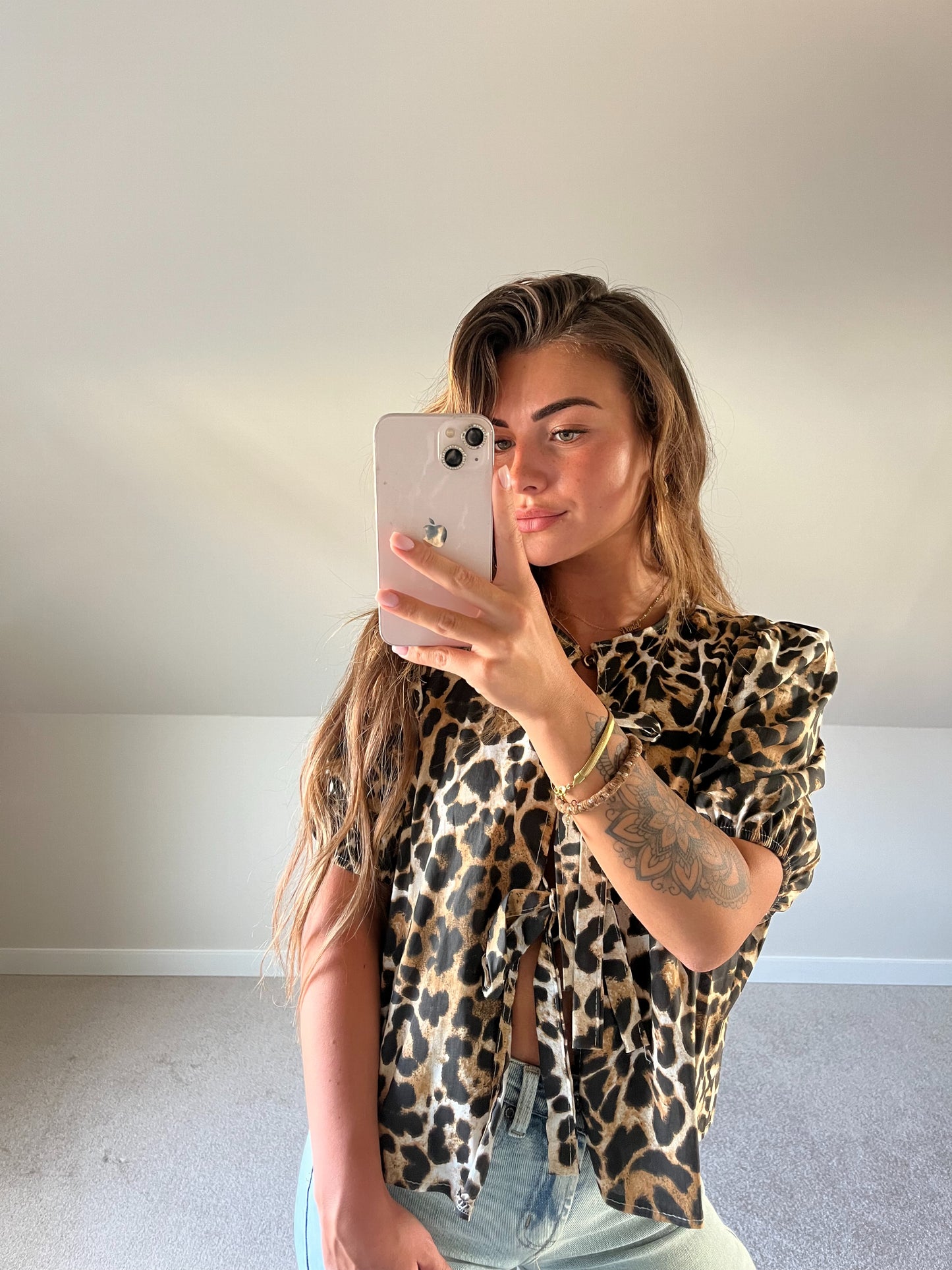 Nikki blouse panter
