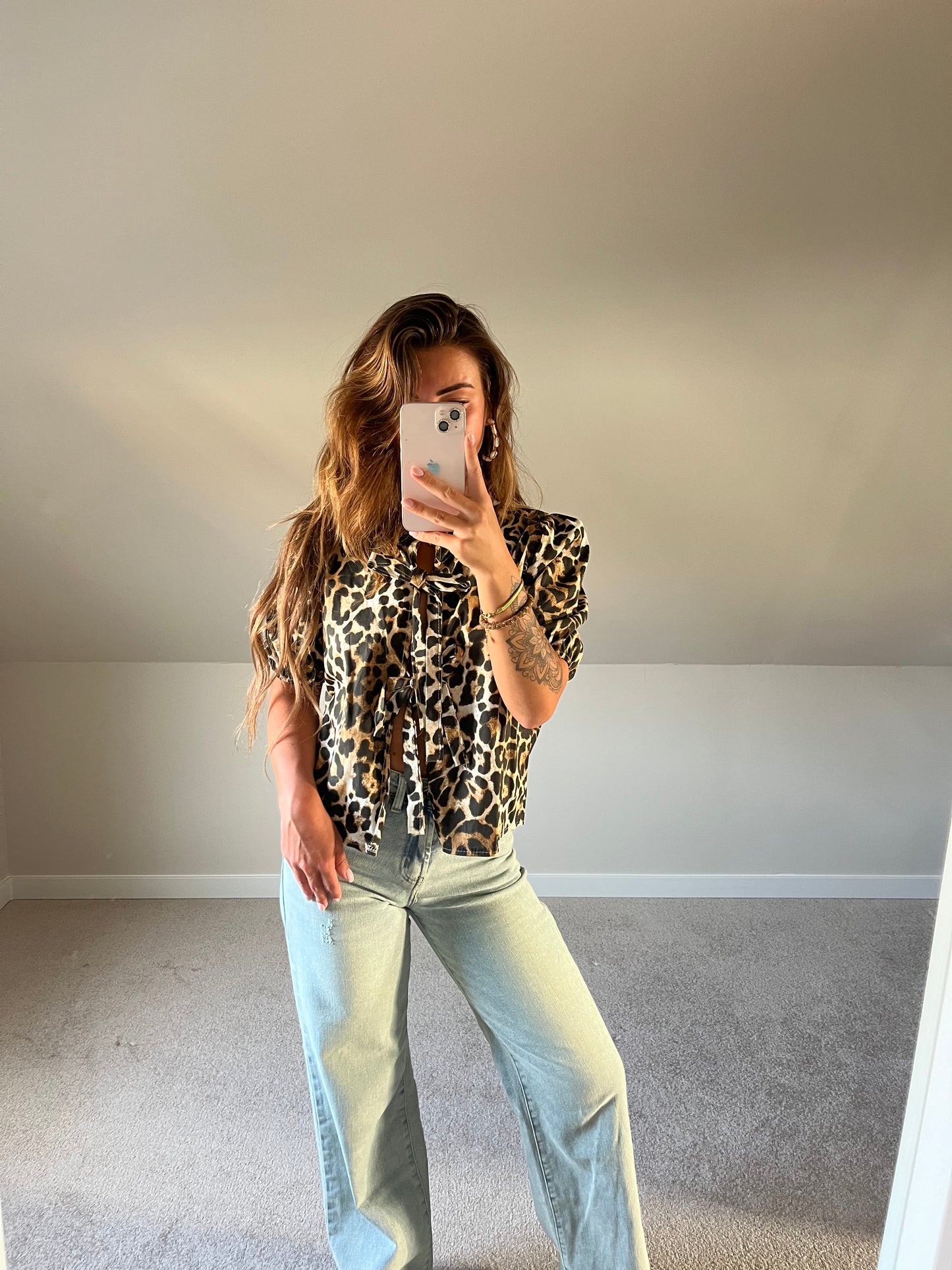 Nikki blouse panter