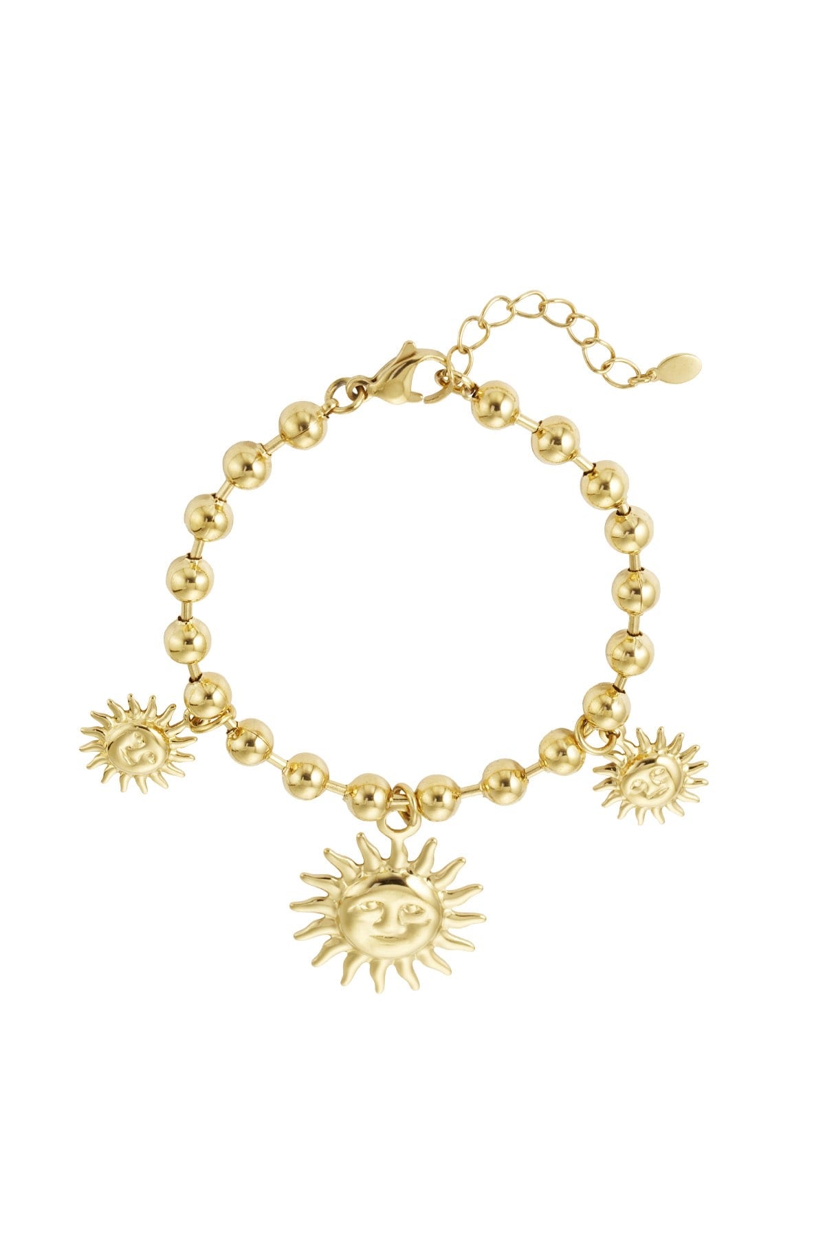 Armband sunlit charm goud/zilver