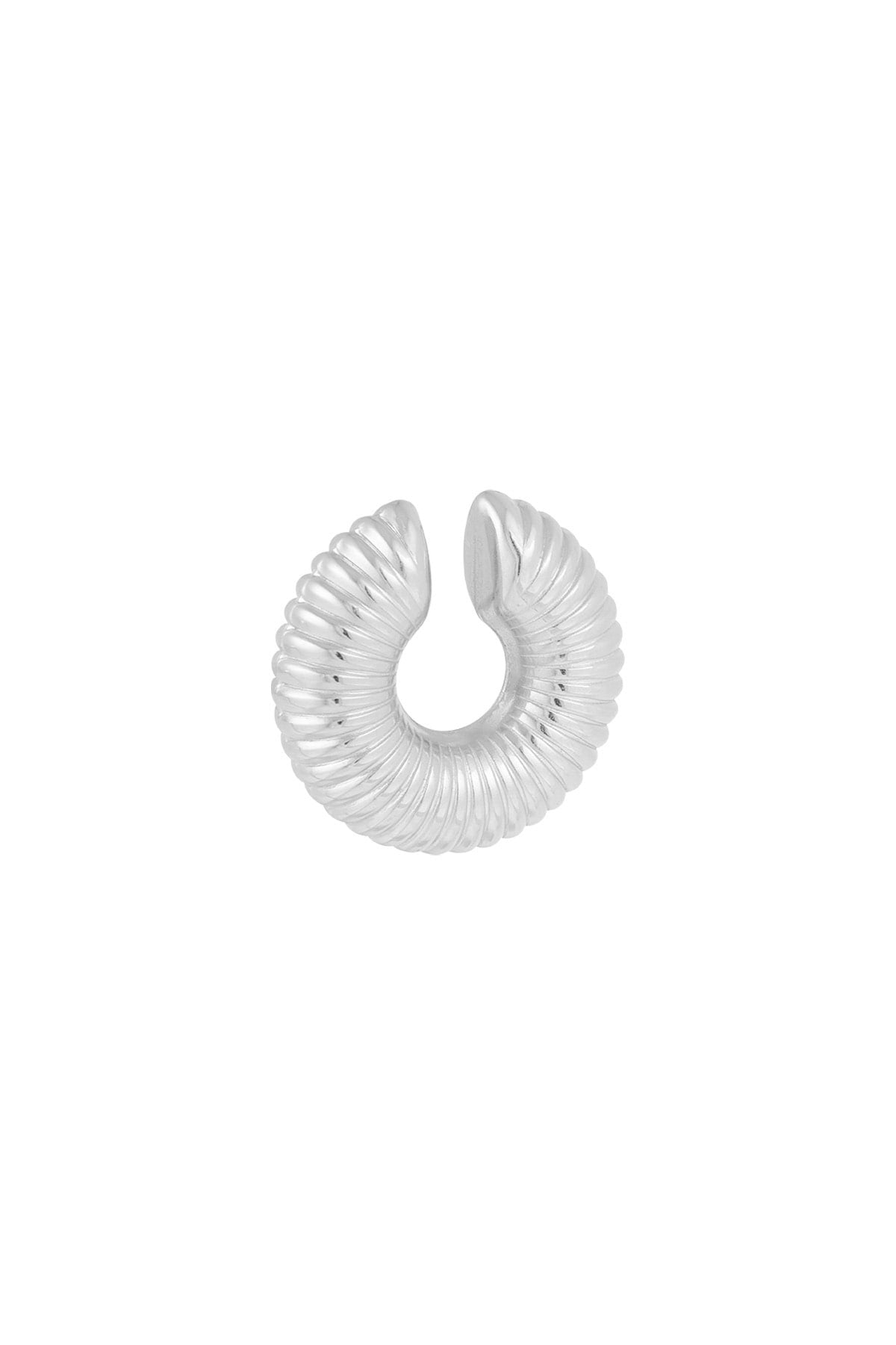 Earcuff met ribbels