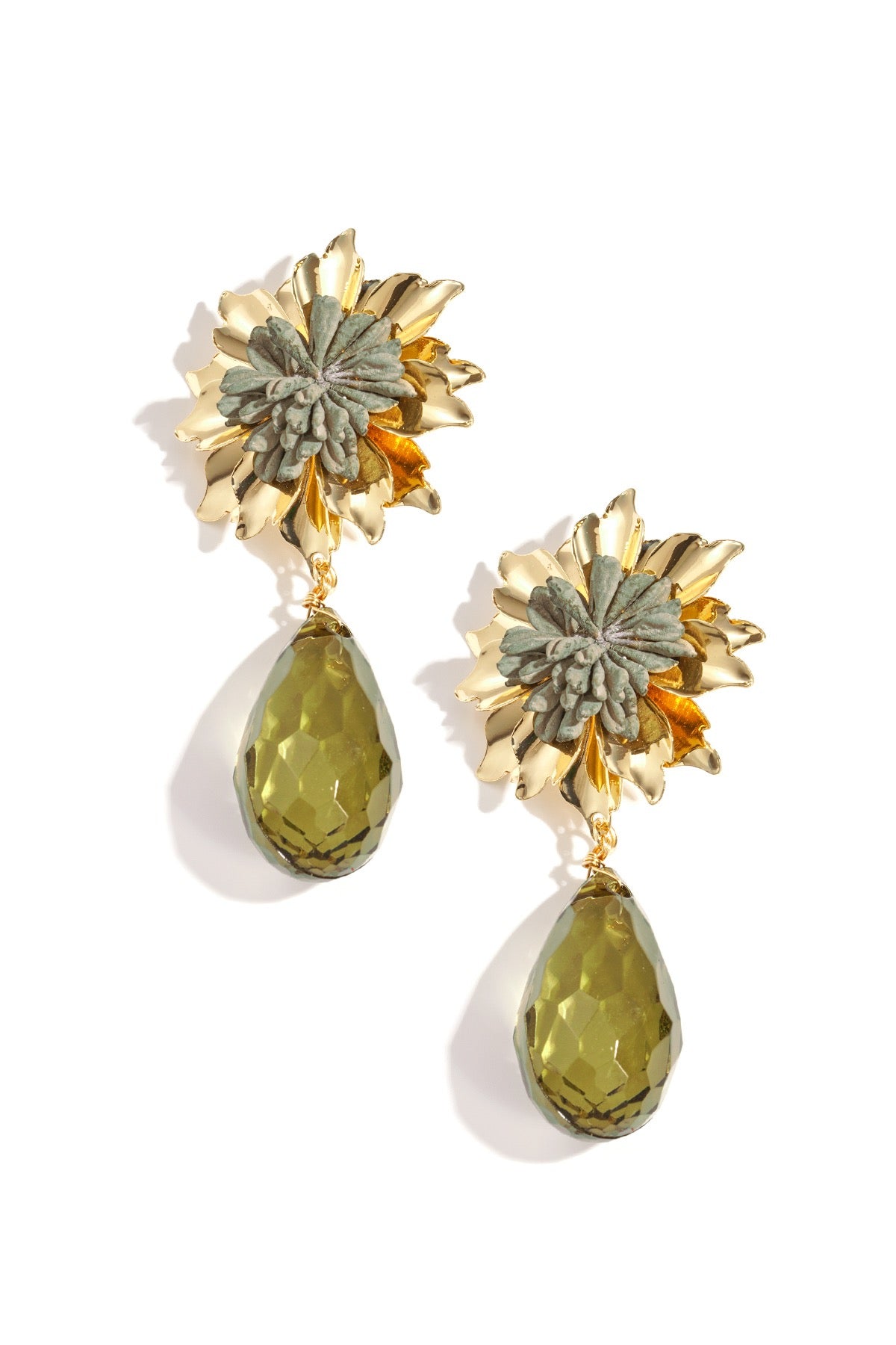 Oorbellen met bloemen