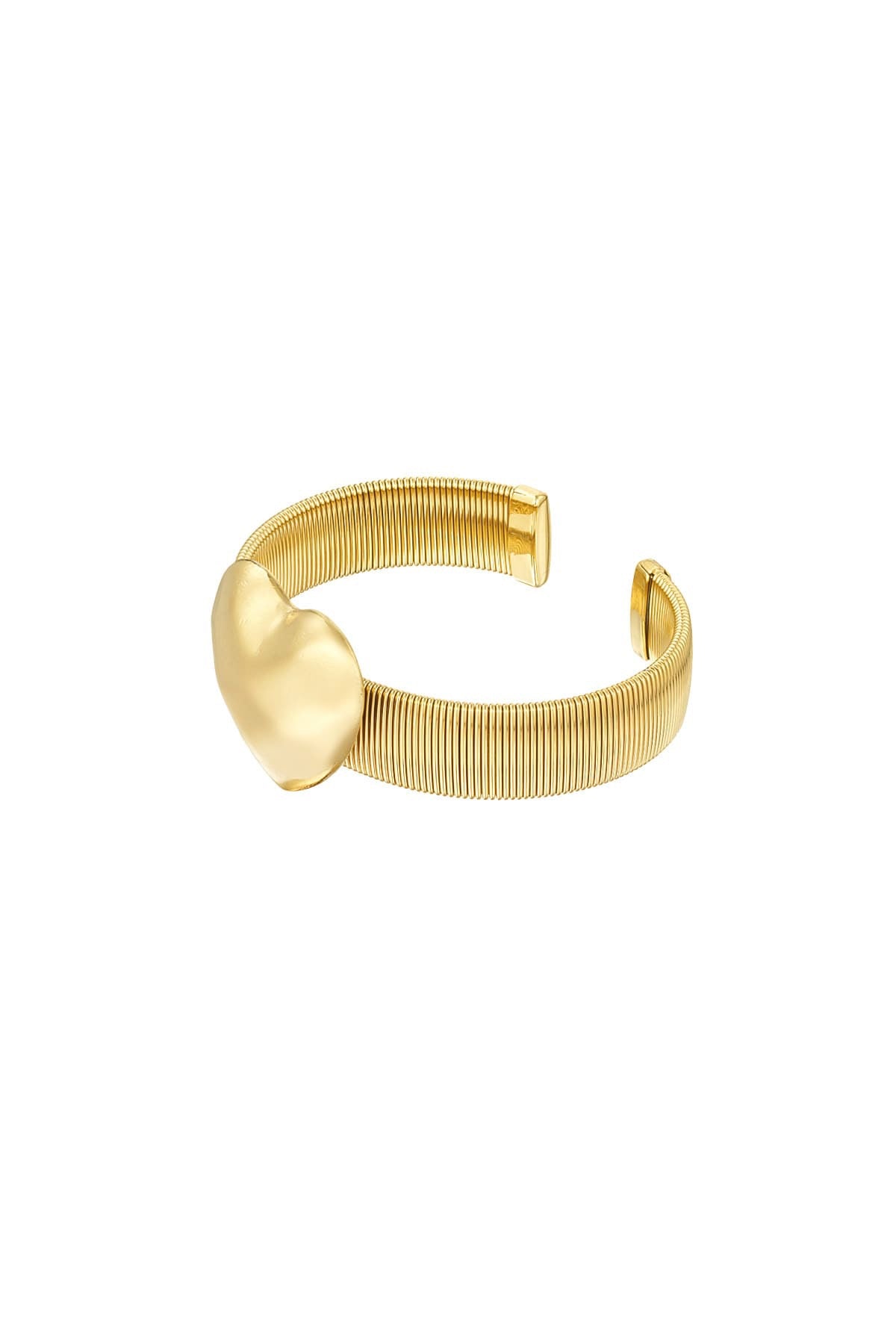 Statement love armband klein goud/zilver