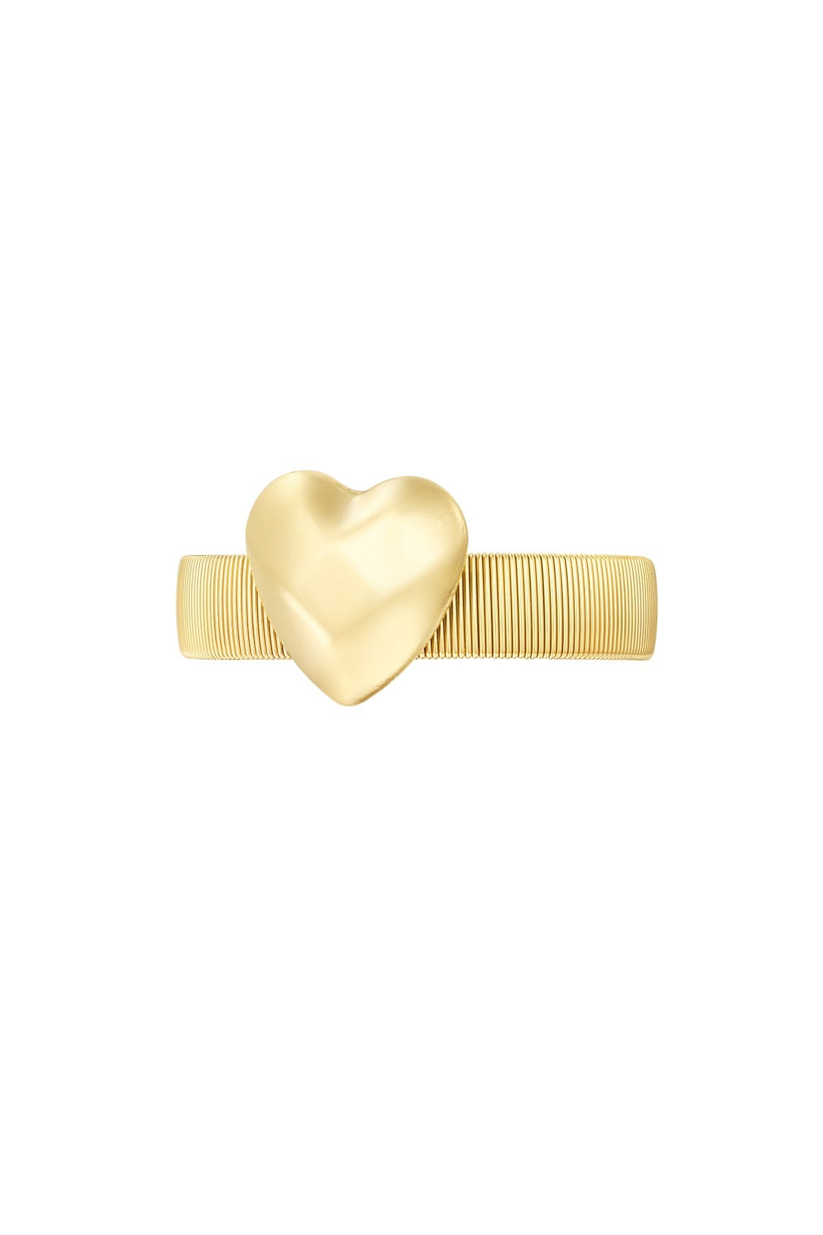 Statement love armband klein goud/zilver
