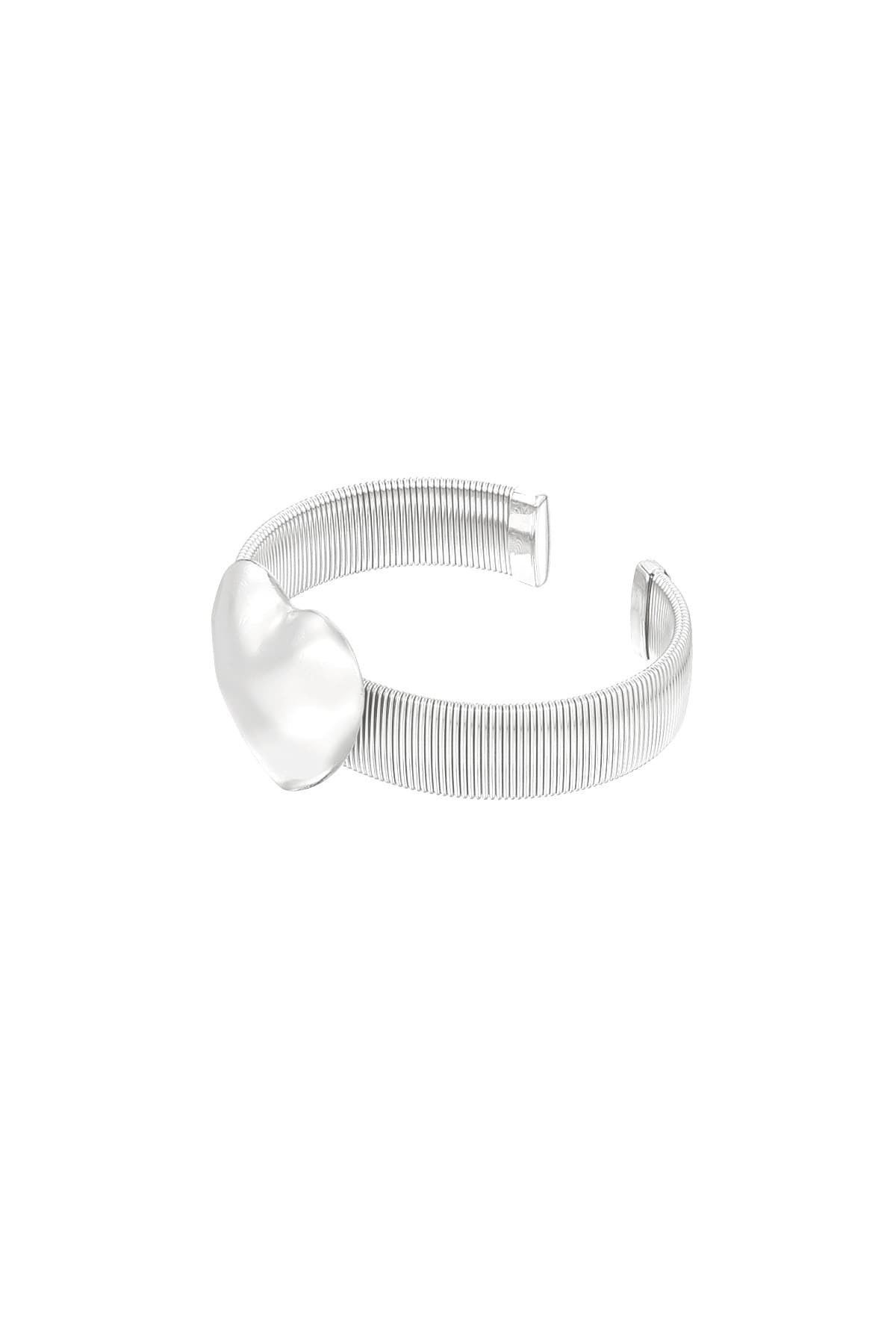 Statement love armband klein goud/zilver