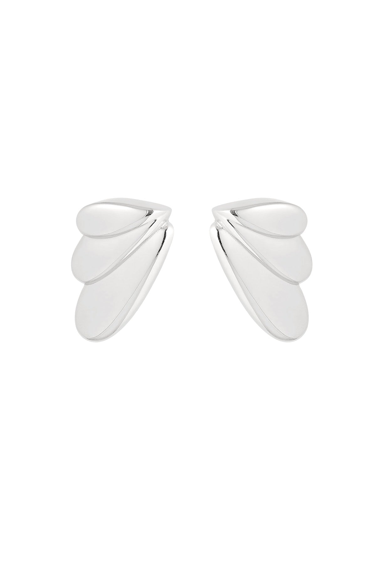 Oorbellen summer wings goud/zilver