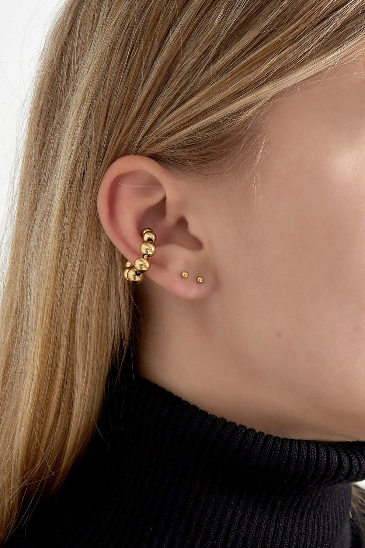 Earcuff extra magic goud/zilver