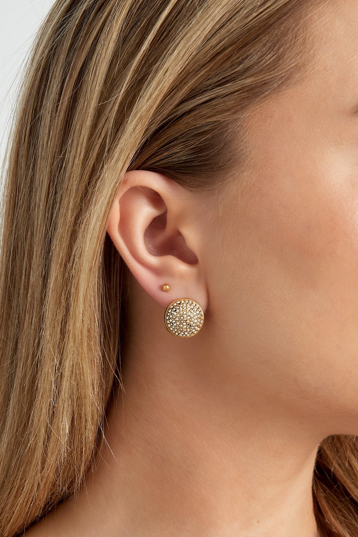 Oorbellen sparkle everday goud/zilver
