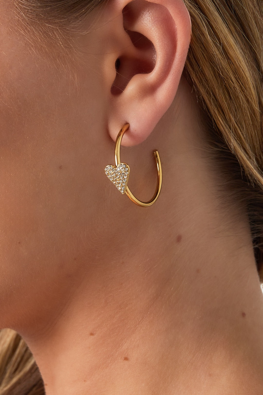 Hartvormige hoepeloorbellen